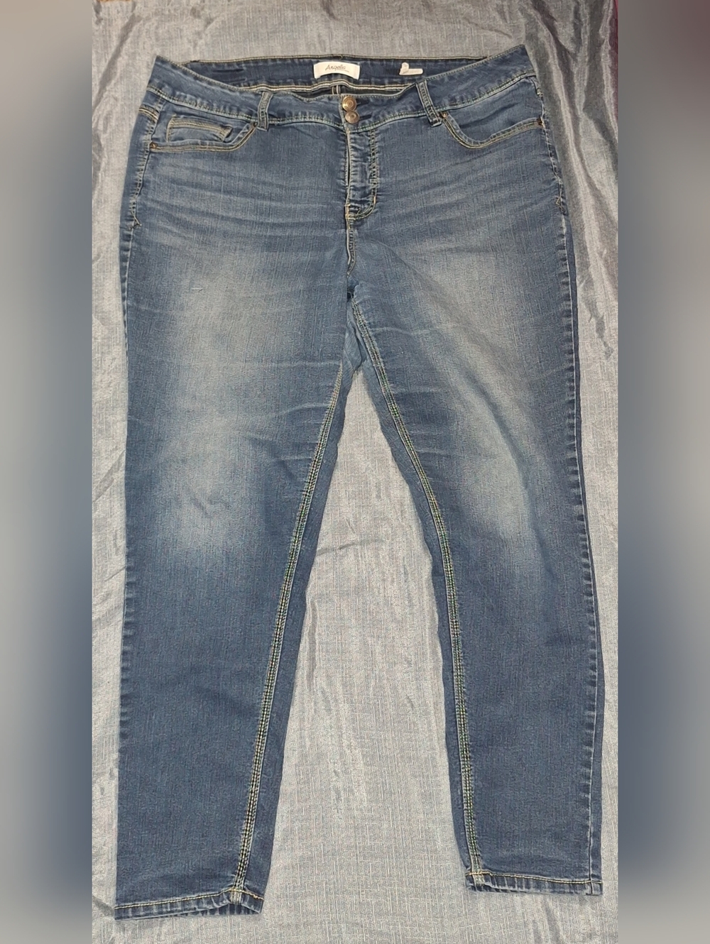 Angels Brand Denim Curvy Skinny Blue Jeans Size 20